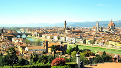 tuscany countryside view