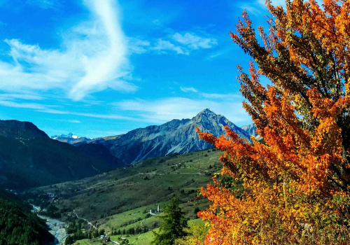 vista di sestiere in piemonte