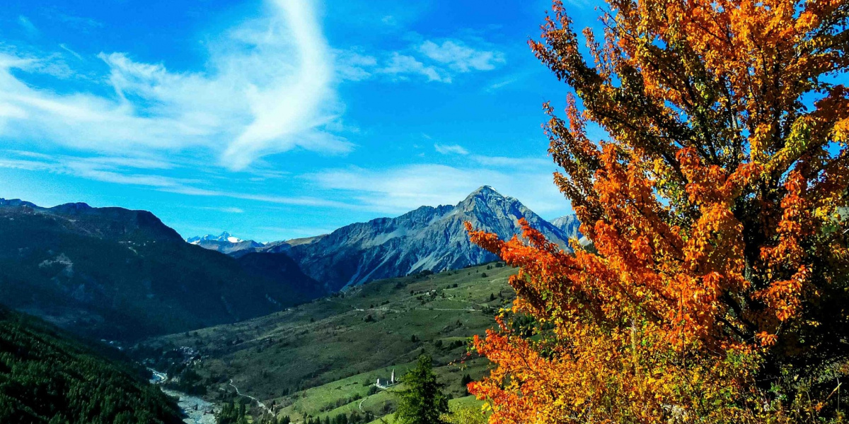 vista di sestiere in piemonte