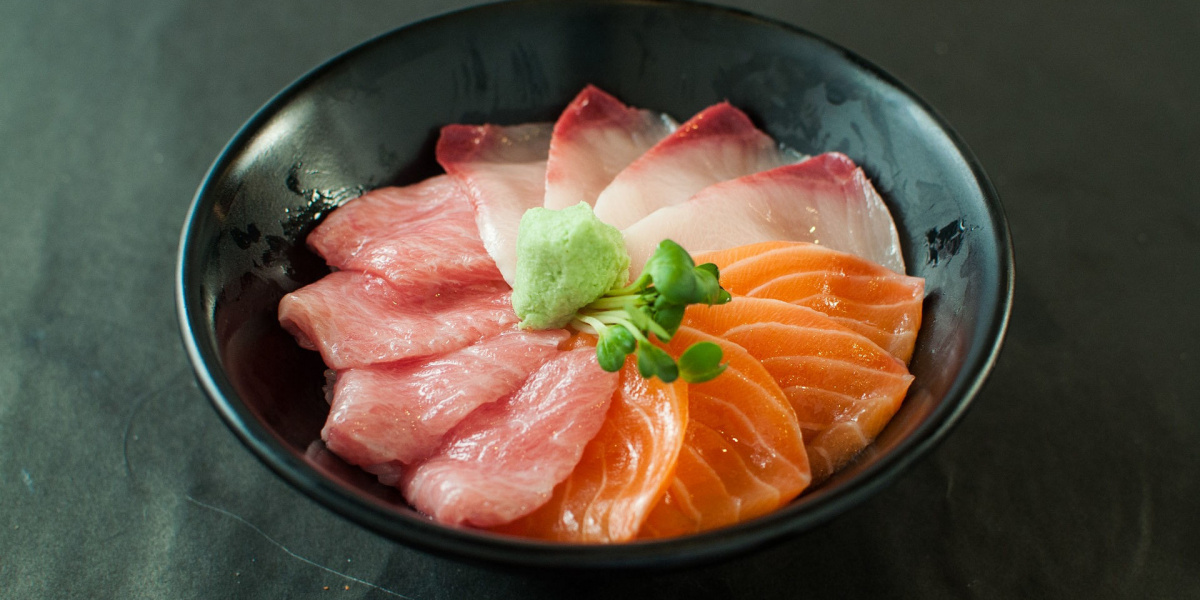 sashimi di tonno e salmone