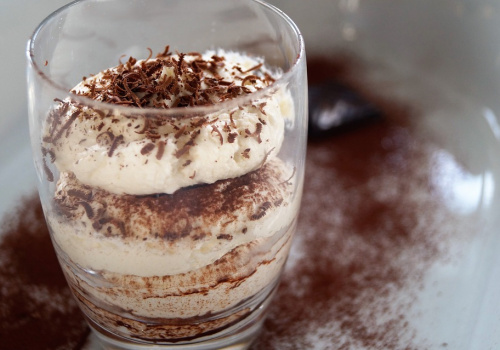 tiramisù in a glass