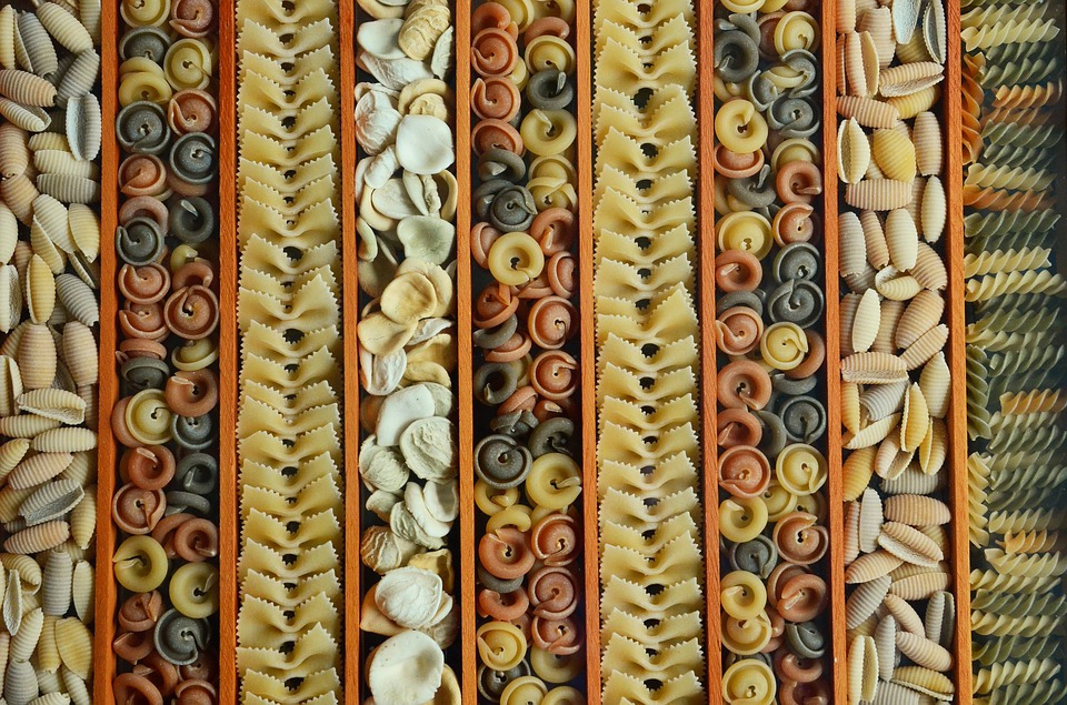 More than one thousand types of pasta